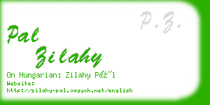 pal zilahy business card